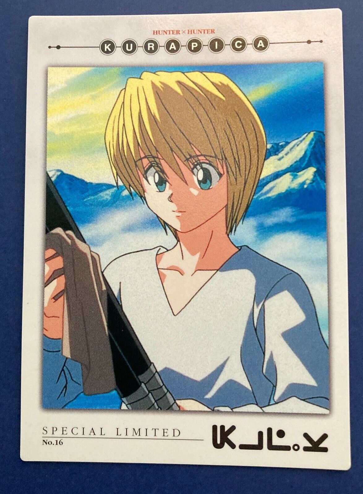 Hunter x hunter card Kurapika Bandai Carddass Masters Hunter x hunter card Kurapika Bandai Carddass Masters