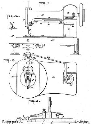 Old/antique Sewing Machine: Singer Company 1851-1919