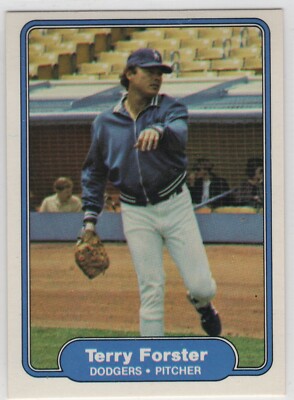 1982 Fleer Baseball Los Angeles Dodgers Team Set 