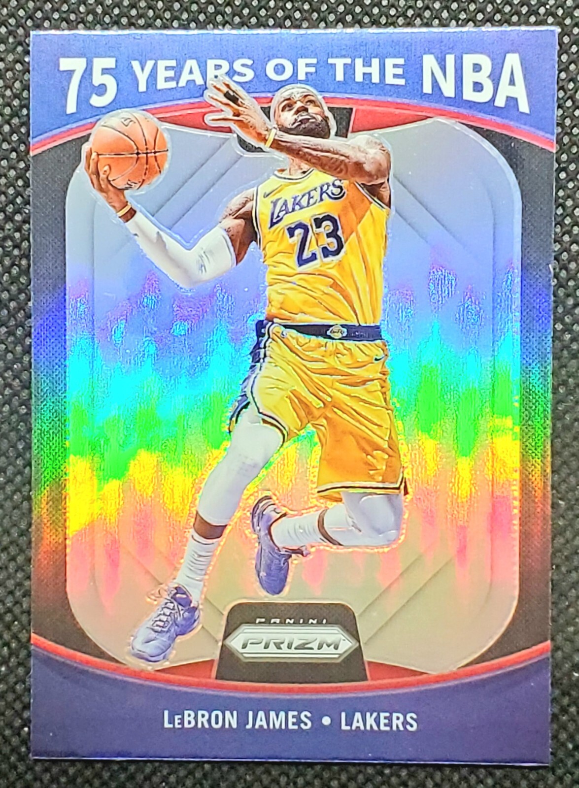 LEBRON JAMES 2021-22 PANINI DONRUSS OPTIC 75 YEARS OF THE