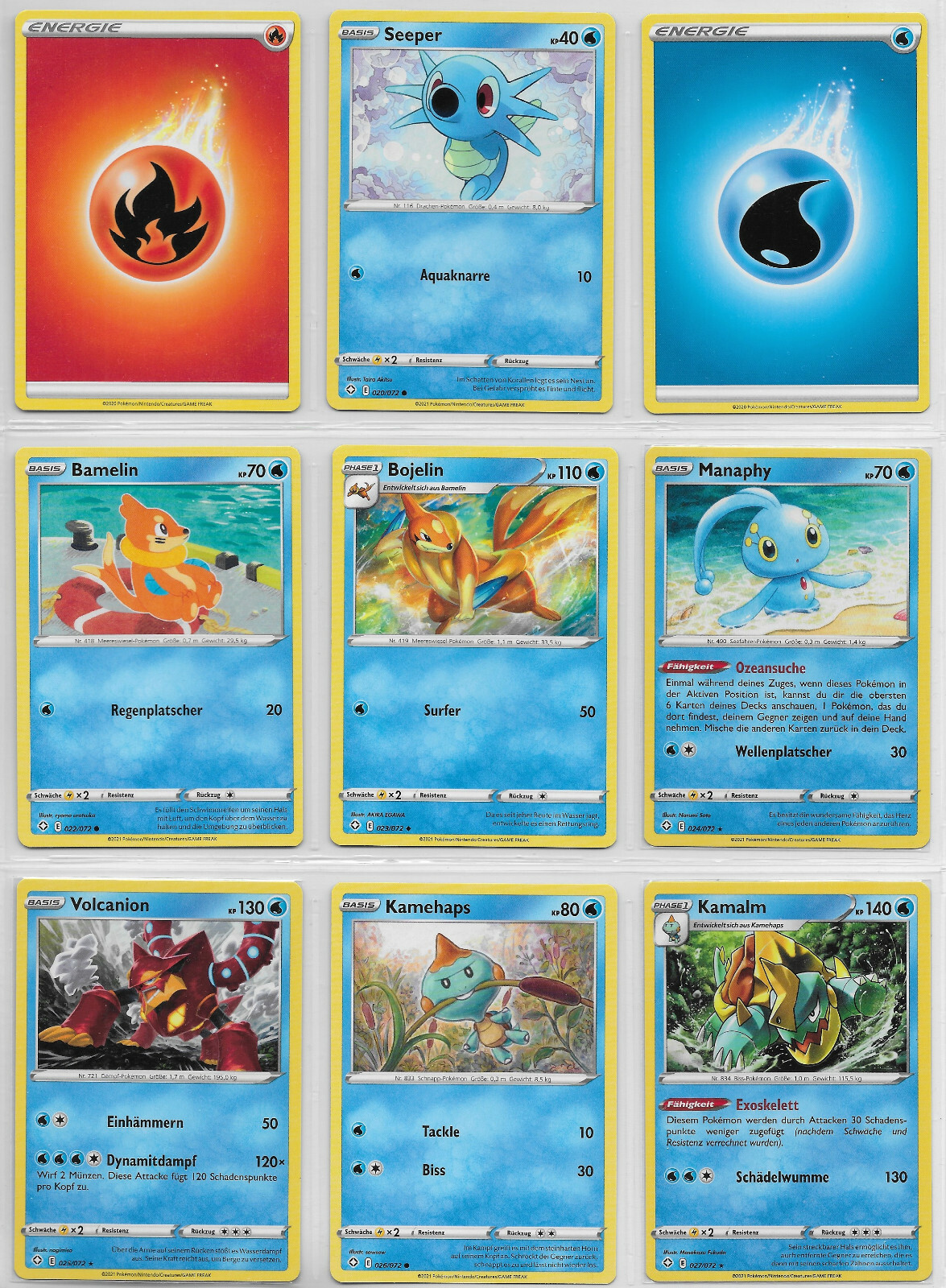 Lot - Glänzendes Schickscksal 2021 - Nr.01 - 63 - Common,Uncommon,Rare,Rare Holo