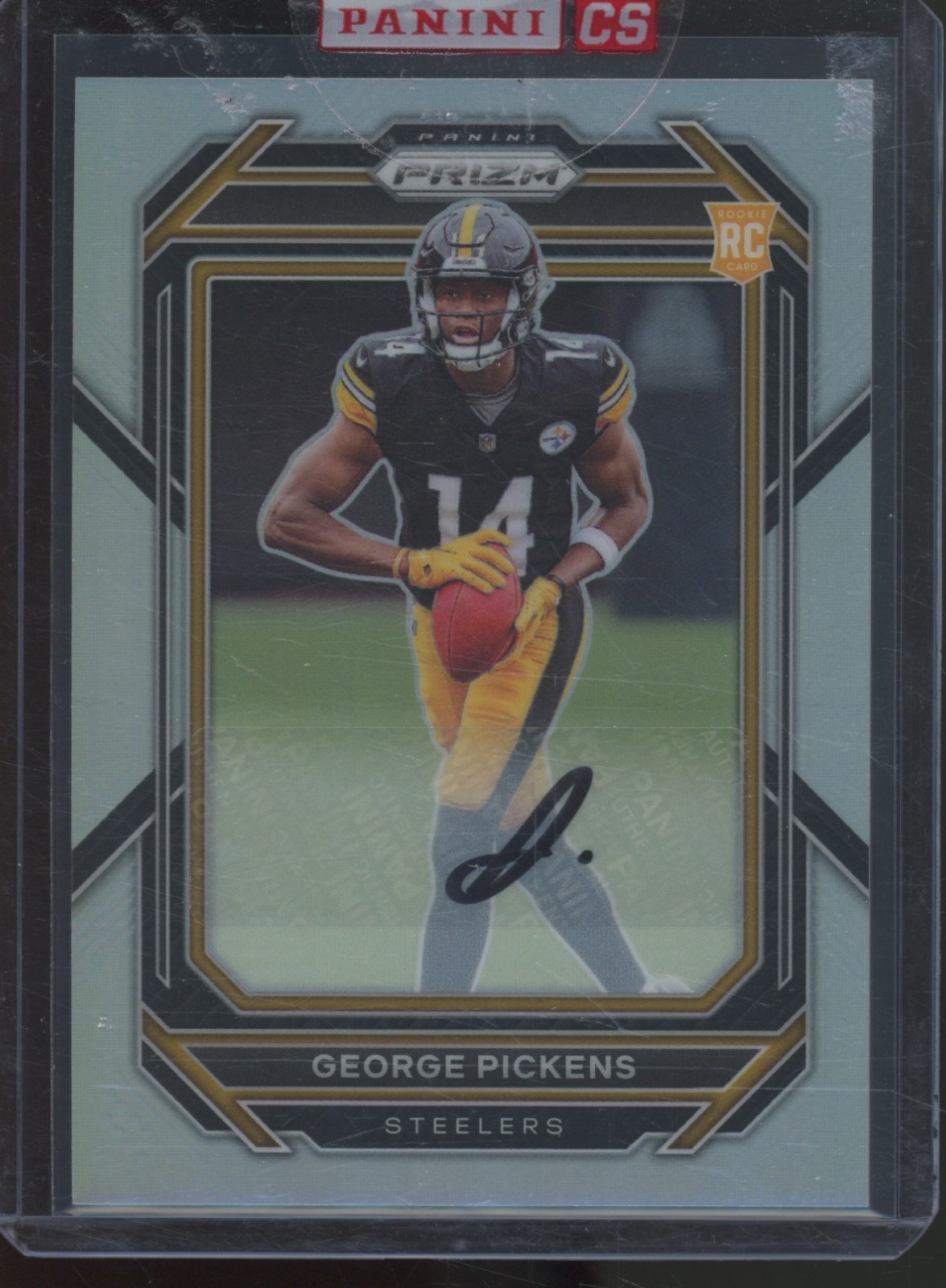 2022 Panini Prizm Silver #329 George Pickens Auto Autograph RC Rookie