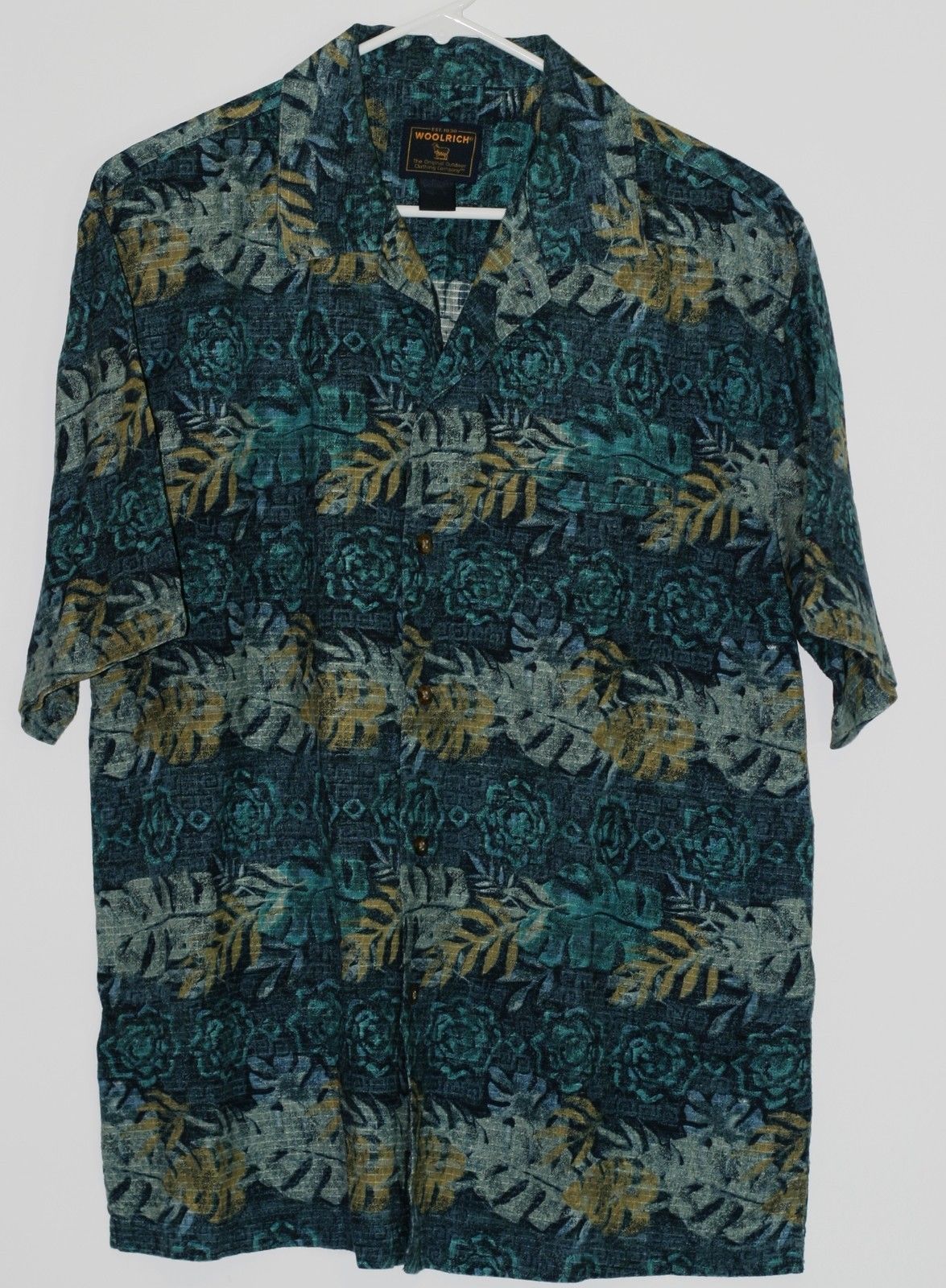 Camisas para hombre Woolrich informales hawaianas con botones