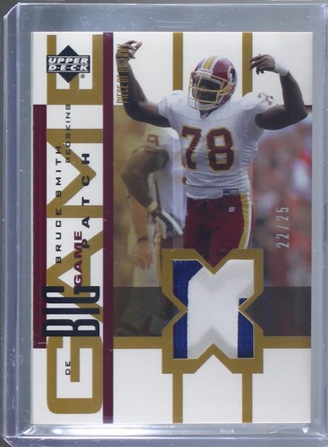 2002 Upper Deck Piece Of History Bruce Smith #BGJ-BS