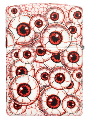 Zippo Halloween Exclusive Glow in the Dark Eyeball Pattern Design Windproof P...