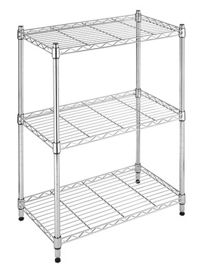 Whitmor Supreme Adjustable 23.15'' W X 13.11''D X 29.9''H 3-Shelf Freestanding