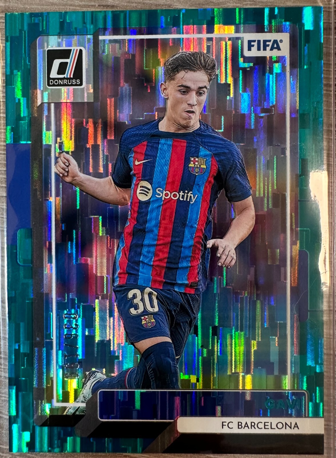 GAVI 2022-23 PANINI DONRUSS SOCCER TEAL SP FC BARCELONA