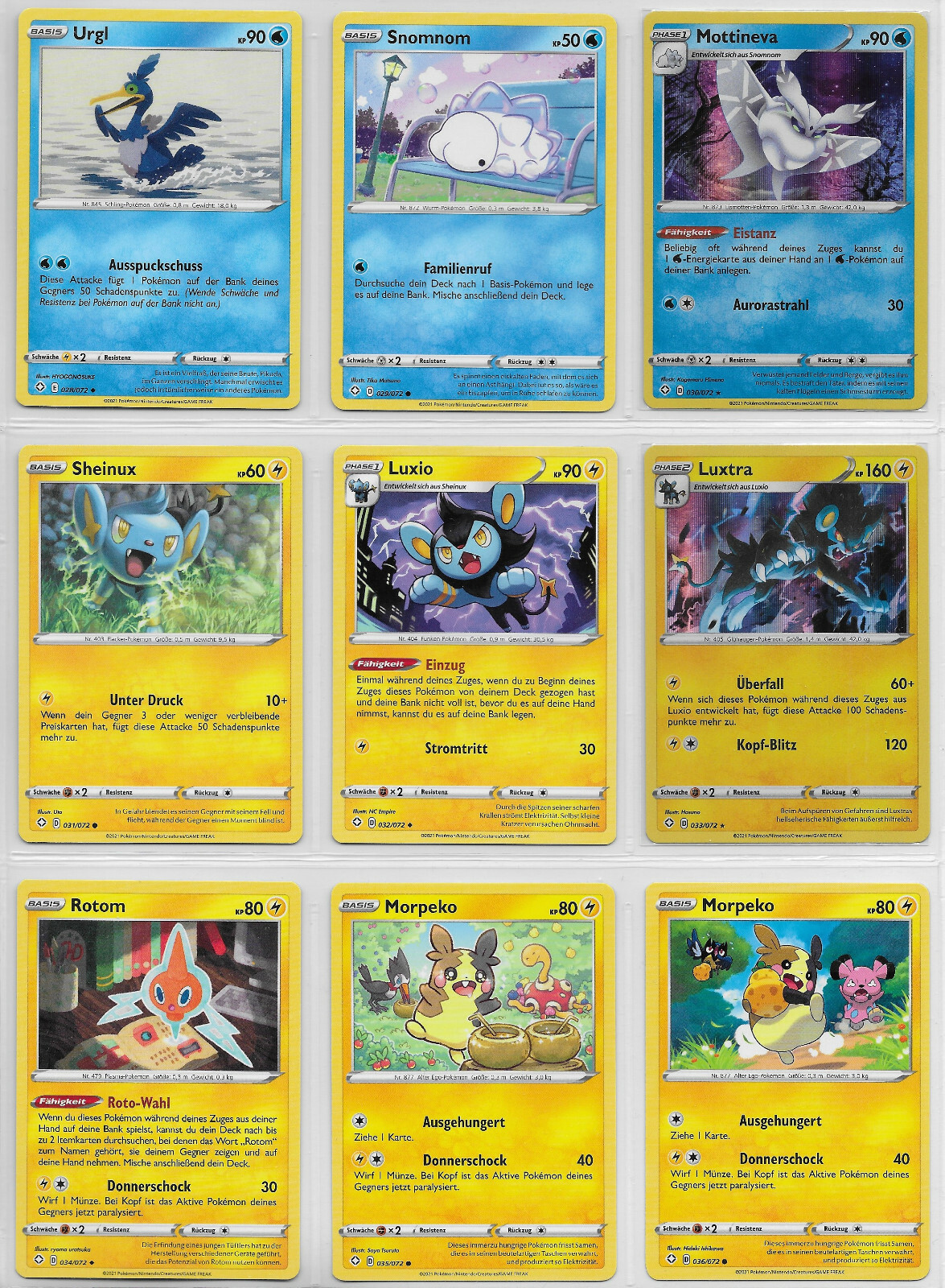 Lot - Pokemon Karten Sammlung- Glänzendes Schicksal - Schwert Schild -DE- Mint