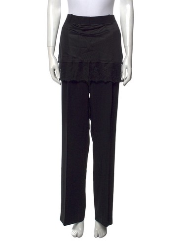 【送料&関税込】Givenchy High Waisted Military Trousers Givenchy Loose Fit Cargo Pocket Pants in Black | FWRD