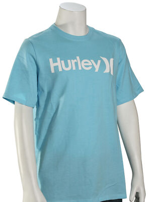 Однотонная футболка Hurley Boys One and Only — Blue Gaze / Белый — Новинка