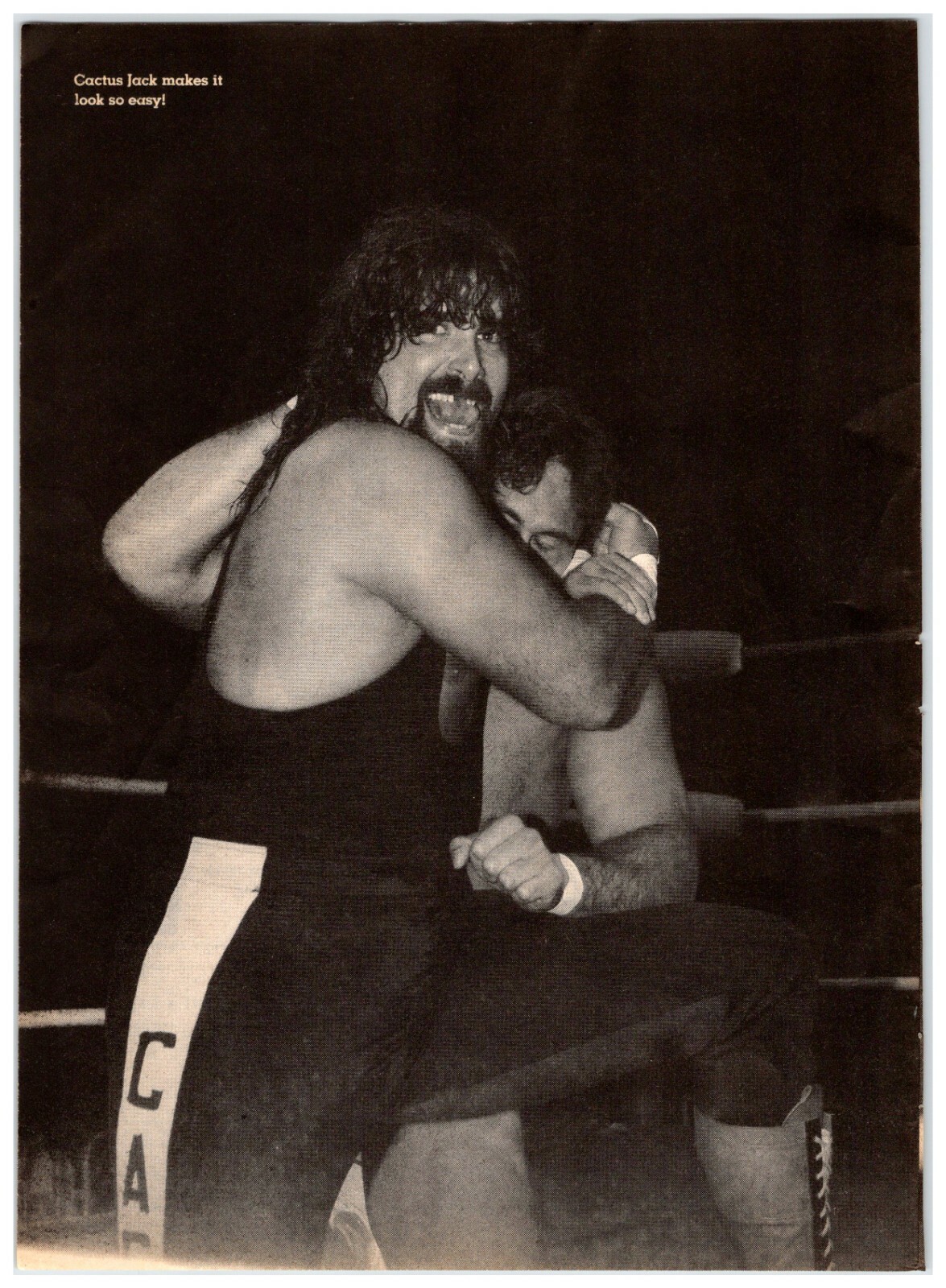 CACTUS JACK WCW WRESTLING 8 X 11 Magazine Photo Page WWF WWE Mick Foley M191 eBay