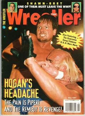 THE WRESTLER MAY 1997 RODDY PIPER SHAWN MICHAELS HULK HOGAN BRET HART GUERRERO