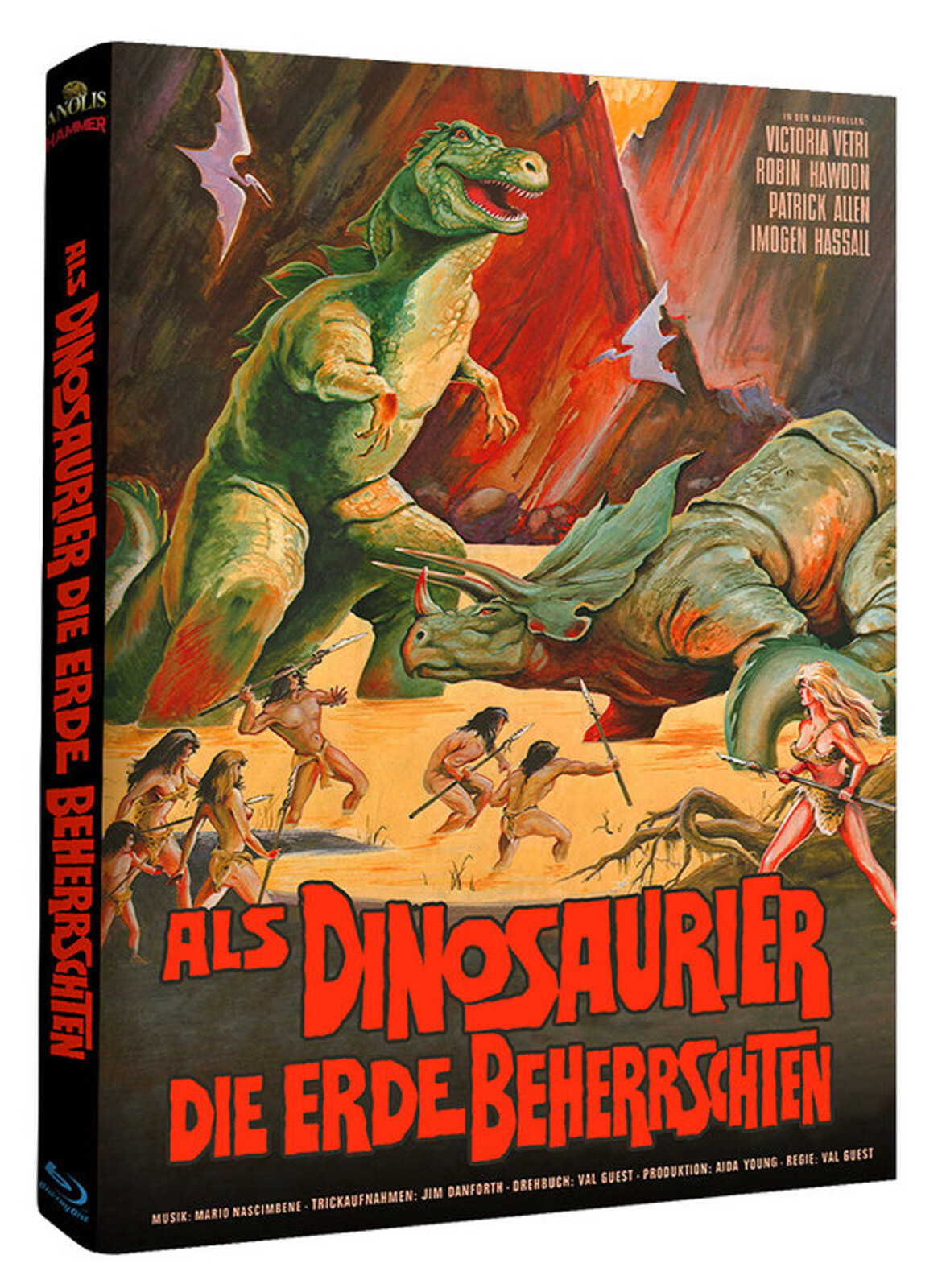 Mediabook Marteaux Comme La Dinosaure Terre Beherrschten Victoria Vetri Blu-Ray