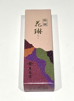 Japan Kunjudo Karin series Tokusen sandalwood S size incense sticks 薫寿堂 特撰花琳白檀線香