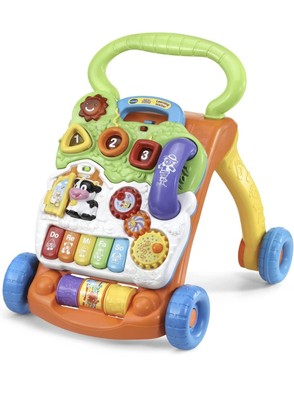 VTech Sit-to-Stand Learning Walker (Frustration Free Packaging) , Orange