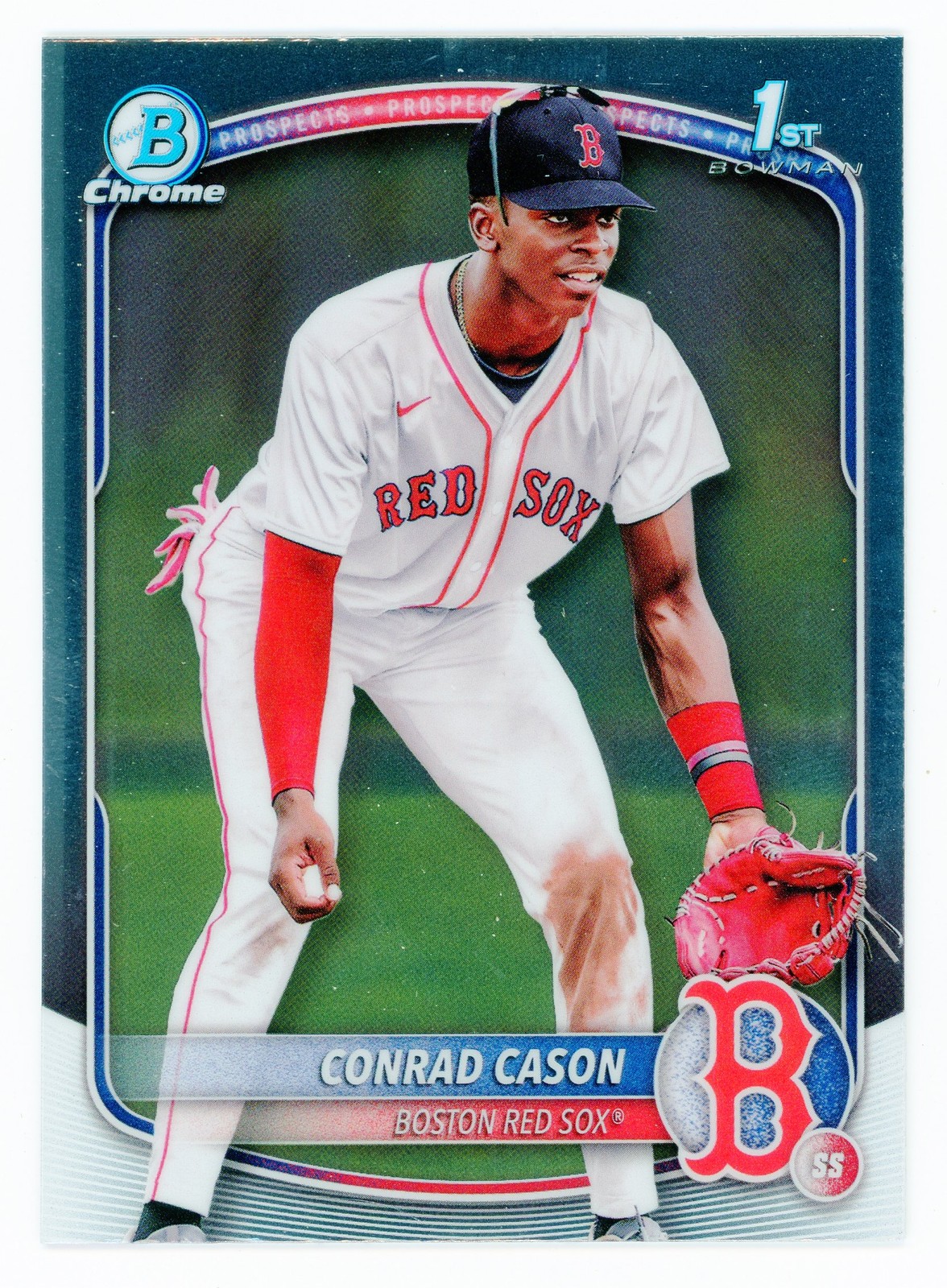 2025 Bowman - Chrome Prospects Conrad Cason #BCP-130 (RC) Red Sox