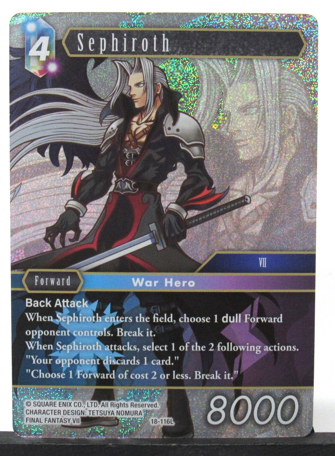 Sephiroth, Fallen Hero foil 拡張枠 FIC 182 Sephiroth, Fallen Hero [182] [Extended Art] [FINAL FANTASY