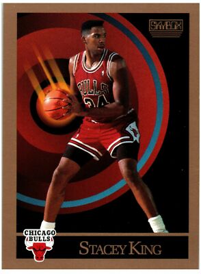 1990 SKYBOX NBA Basketball Rookie #42 -- STACEY KING, Chicago Bulls