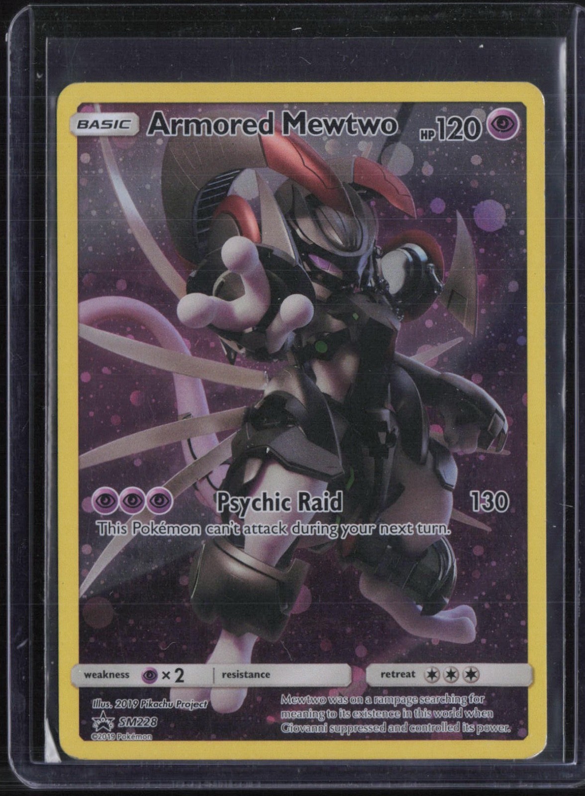 2019 Pokémon Basic Holo Armored Mewtwo