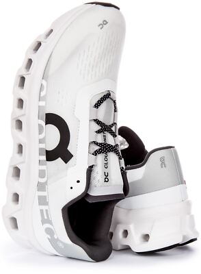 Pre-owned On Running Cloudmster Icic Cloudtec Mens Sneaker White Black Us 6 - 13