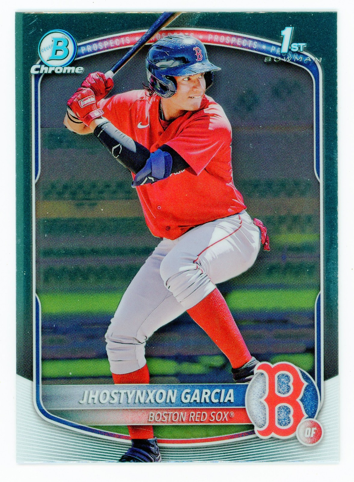 2025 Bowman - Chrome Prospects Jhostynxon Garcia #BCP-43 (RC) Red Sox