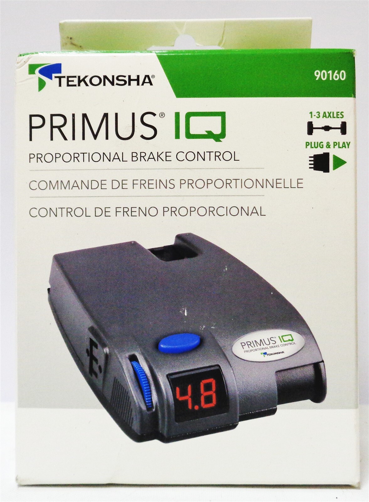 Tekonsha Primus IQ Electronic Proportional Brake Control #90160 (1-3 axles) NEW