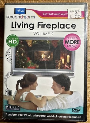 Screen Dreams Living Fireplace Vol. 2 DVD Brand New Sealed Free Shipping 