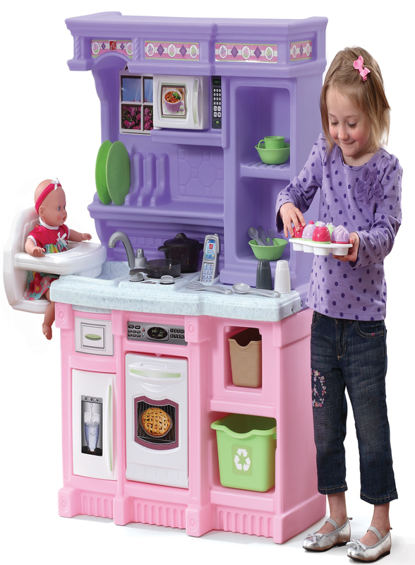 Step2 Little Bakers Kids Play Kitchen with 30 Piece Accessor