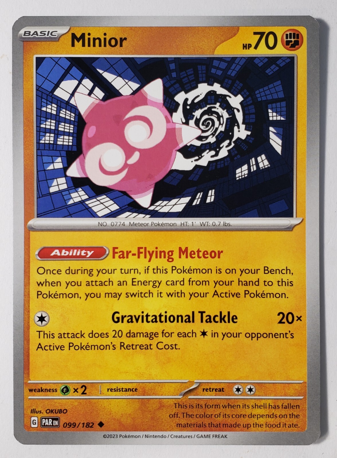 Minor 099/182 NM / M - Paradox Rift Pokemon Card - $2 Minor 099/182 NM / M - Paradox Rift Pokemon Card - $2
