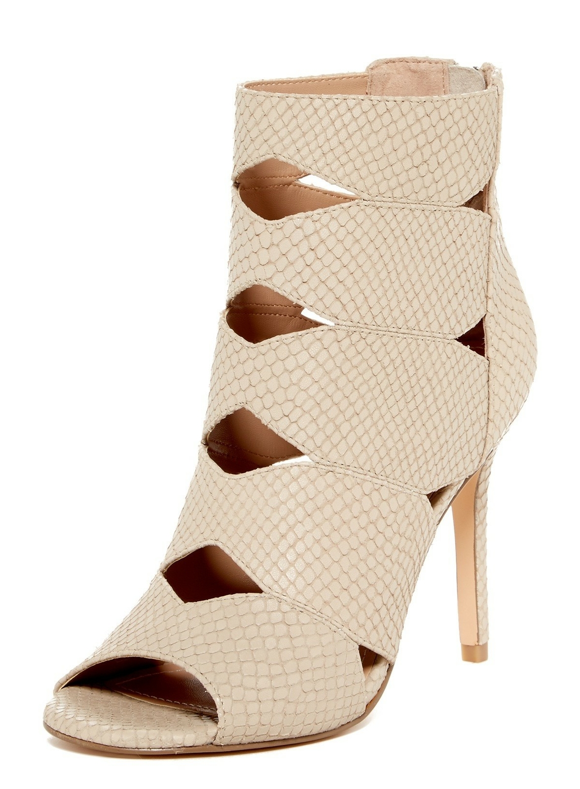CHARLES BY CHARLES DAVID Womens 'Reform' Snakeprint Leather Booties Shoes Sz 7 M