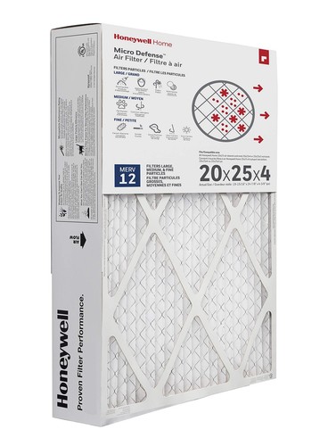 Air Filter 20 X 25 X 4 Merv 12 (1 Pk)