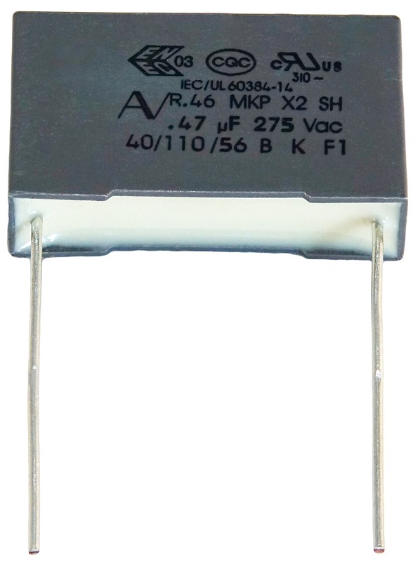 1 Condensateur Mkp X2 220-230v 0,47ÂµF 0.47ÂµF 470nf 474k 474 K 275vac 22,5mm Uf