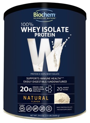 Biochem 100% Whey Protein-Natural 24,6 унции порошка