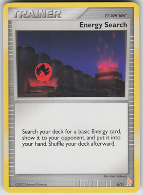 Energy Search (Lucario) DP Trainer Kit: Manaphy & Lucario 8/11 LP
