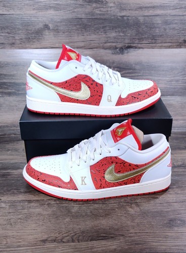 🔥GENUINE ✓ SIZE UK 10 - Nike Air Jordan 1 Low - Spades