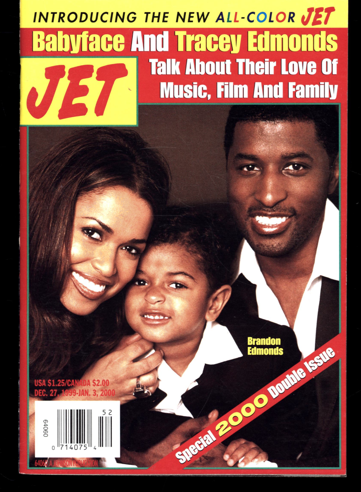 JET MAGAZINE 1999 DEC 27 - 2000 JAN 3 BABYFACE TRACEY