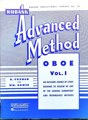 Rubank Advanced Method Volume 1 for Oboe