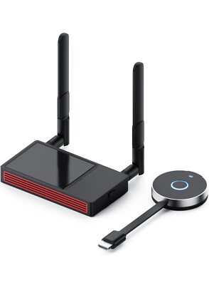 Wireless HDMI Transmitter and Receiver Kits HD 4K For Streaming Video/Audio/PC