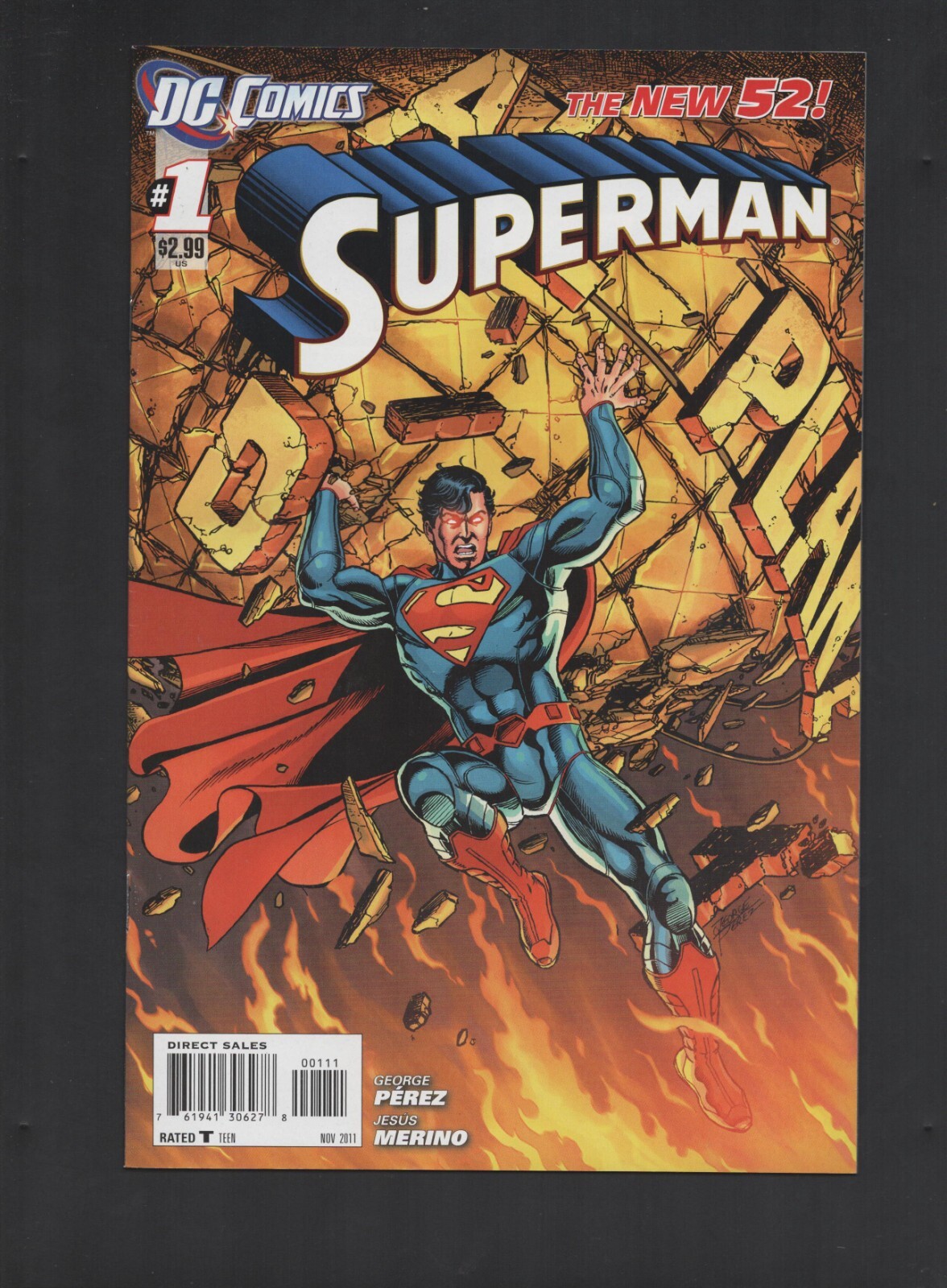 DC Comics Superman November 2011 NO#1 Comic Book Comics The