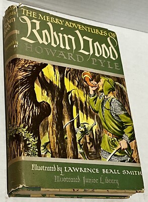 The Merry Adventures of Robin Hood by Howard Pyle Hardcover Ilustrated