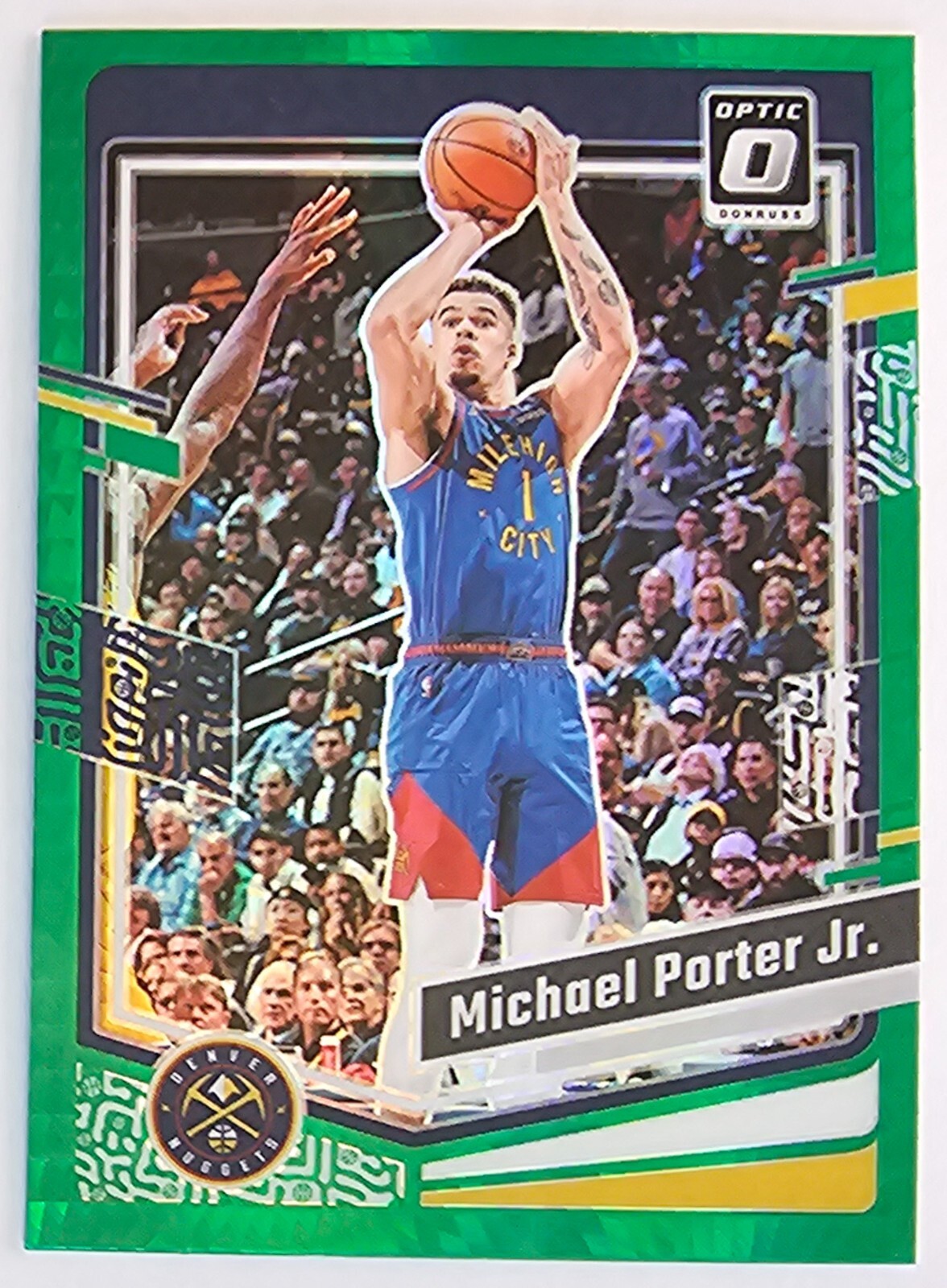 2023-24 Panini Donruss Optic Green Hyper Prizm Michael
