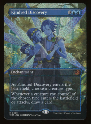 Kindred Discovery - CONFETTI FOIL - Anime - MTG WoE: Enchanting Tales - RareCo