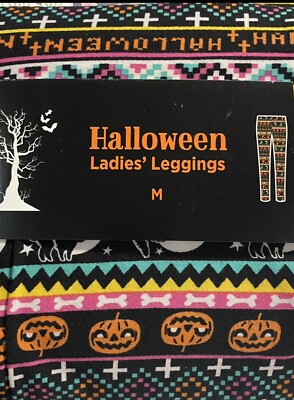 Super Soft Halloween Leggings Leggings size Med halloween leggings BOBBIE BROOKS