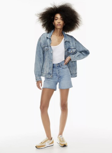 DENIM FORUM The Yoko Mid Thigh Short | eBay