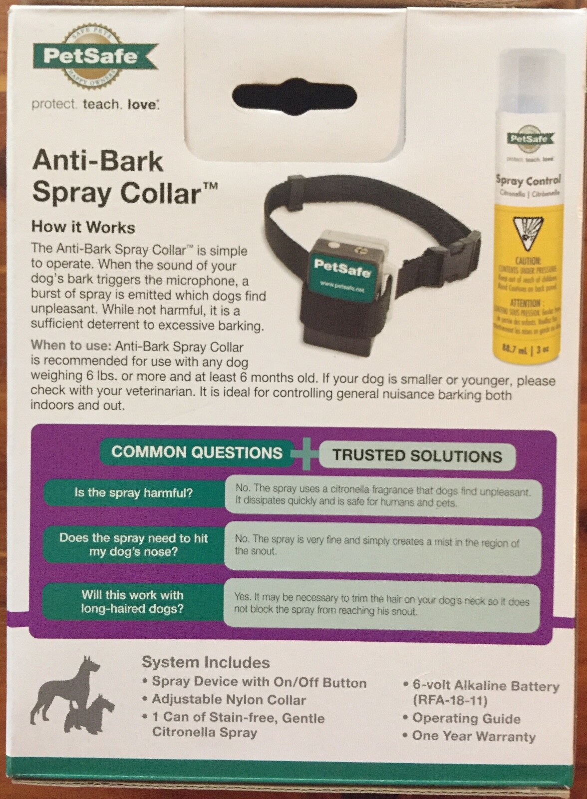 PetSafe Anti-Bark Citronella Spray Collar PBC00-13912