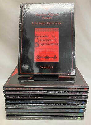 LOT OF 9 Piecework Magazine Facsimile Edition Weldon s Practical Needlework #1-9