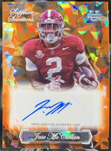 2023 Bowman University Chrome Sapphire Edition Jase McClellan #SG-JMC