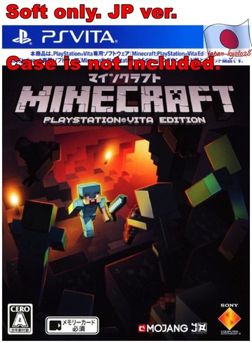 PS Vita JP Soft only PSV MINECRAFT: PlayStation Vita Edition
