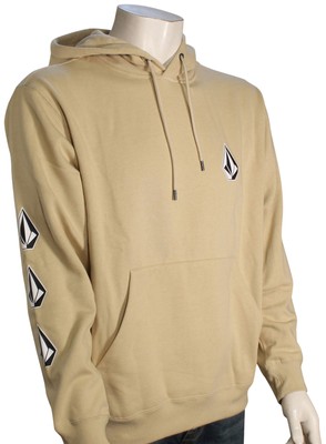 

Пуловер с капюшоном Volcom Iconic Stone — миндаль — новинка, Черный