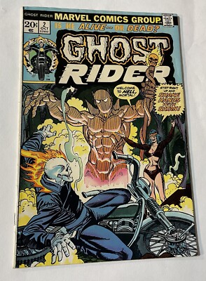Ghost Rider #2/Bronze Age Marvel Comic Book/ Daimon Hellstrom